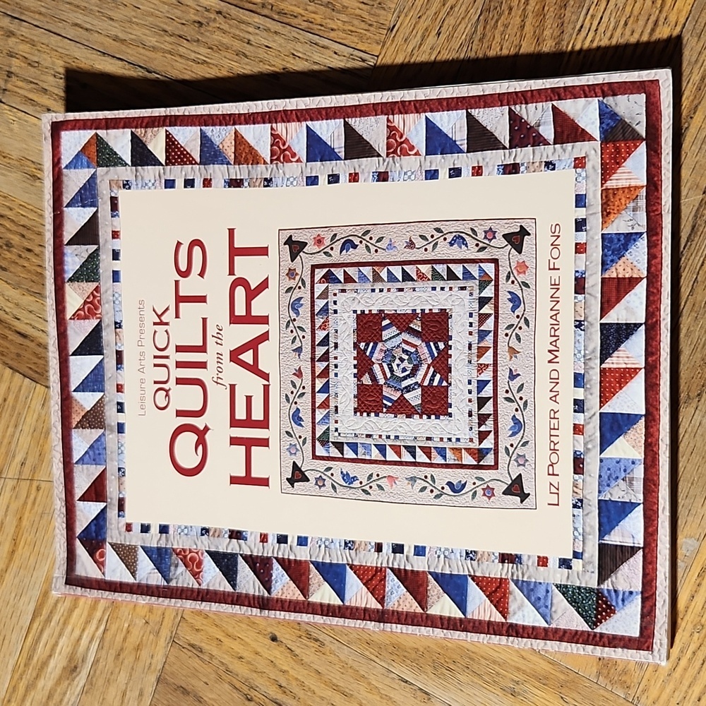 VINTAGE Quick Quilts From The Heart Liz Porter Marianne Fons Softcover Book